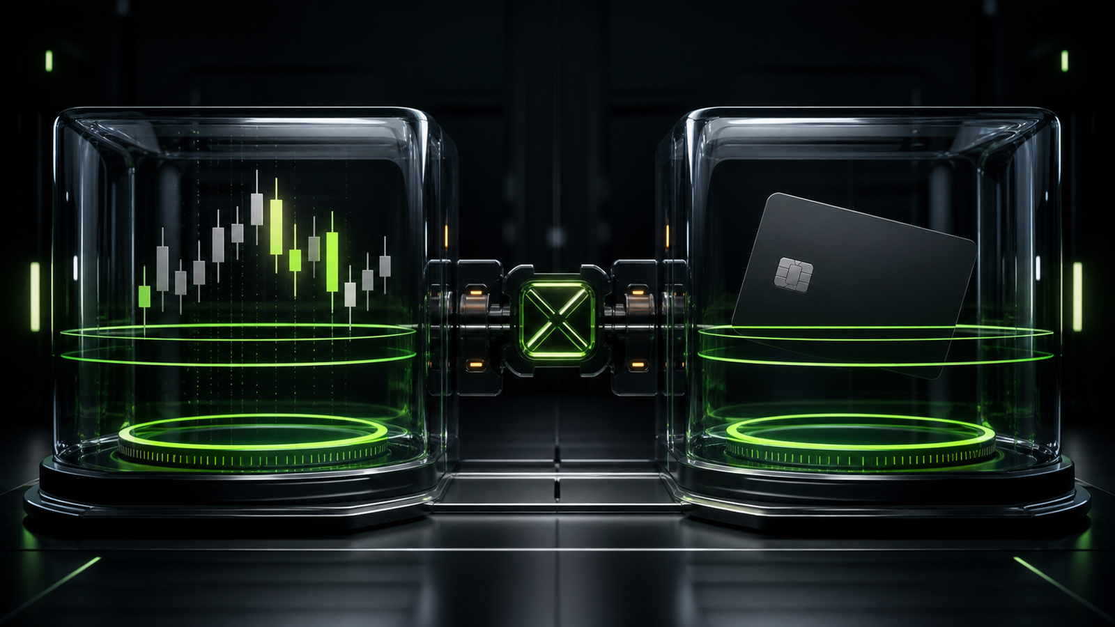 Original HoodWire editorial artwork for “Robinhood Opens Trading and Spending to Third-Party AI Agents”